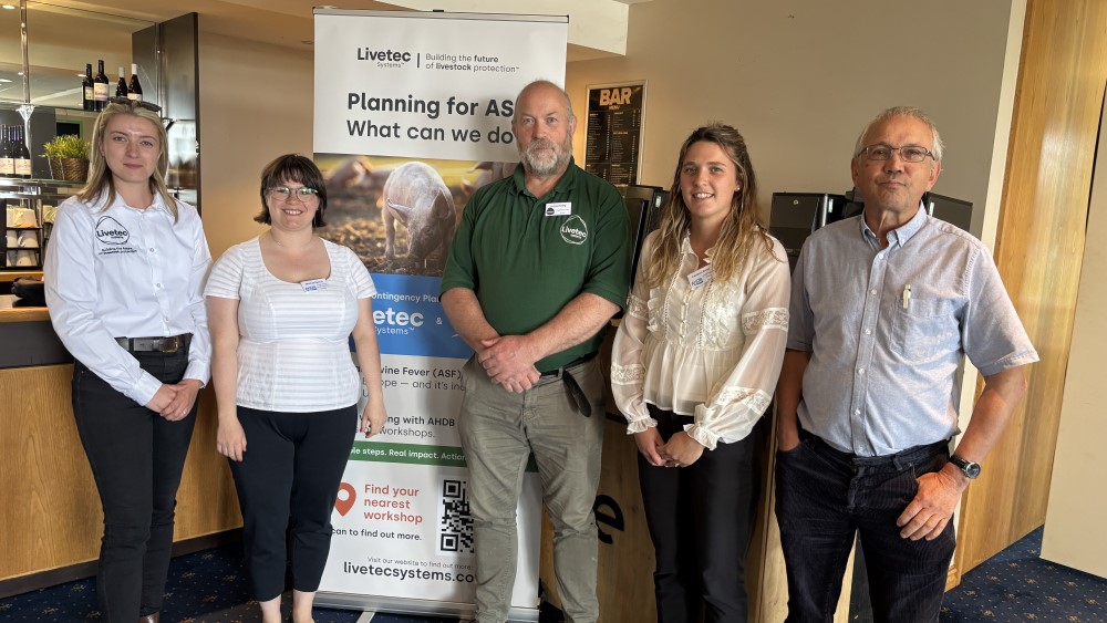 A line up of five people who delivered the workshop